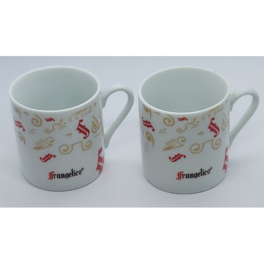 Pair of Frangelico Liqueur Espresso demitasse cups